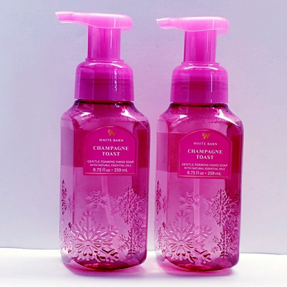 Bath & Body Works CHAMPAGNE TOAST Gentle Foaming Hand Soap,8.75 fl oz (2 pcs)